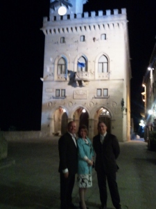 Consuls Warren of Monaco and Biggs Sparkuhl of Chile with Ambassador Rondelli of San Marino